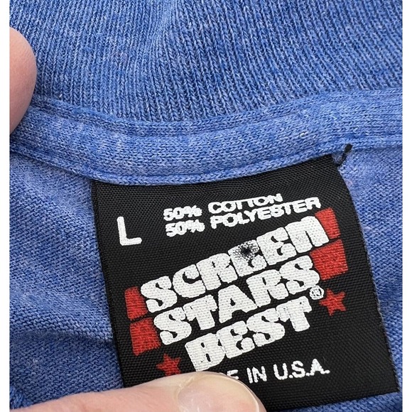 Duke Blue Devils T-Shirt Vtg NCAA Final Four 4 Champion Single Stitch 1991 Sz L - Picture 4 of 9